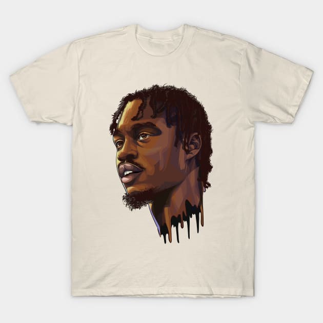 Lil Tjay art Design T-shirt T-Shirt by Carlart1 🎨